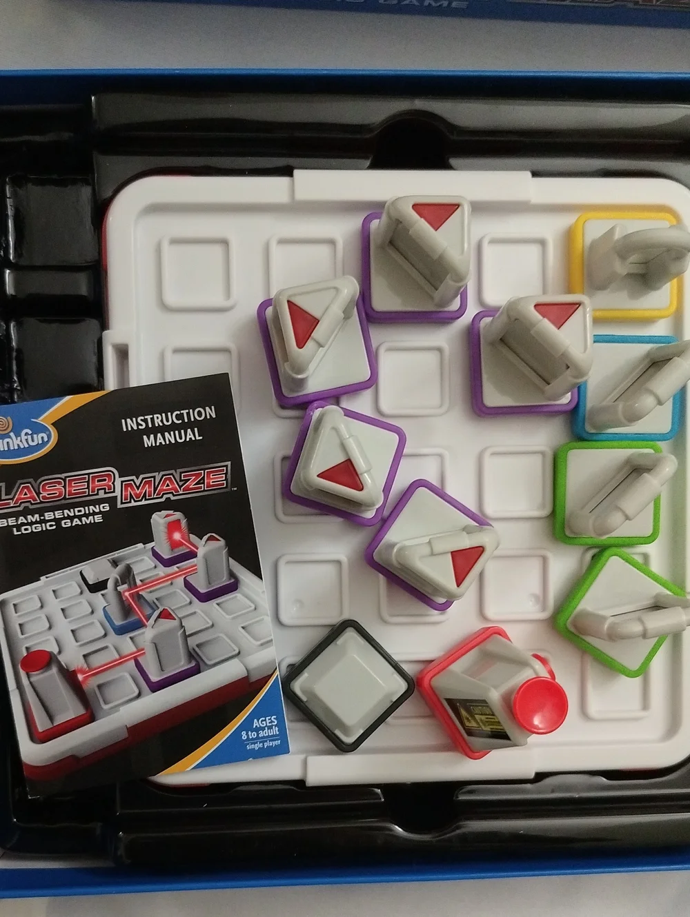 Think Fun Laser Maze Brain Game 2012 STEM Logic Puzzle Activity Fun 8+ COMPLETE